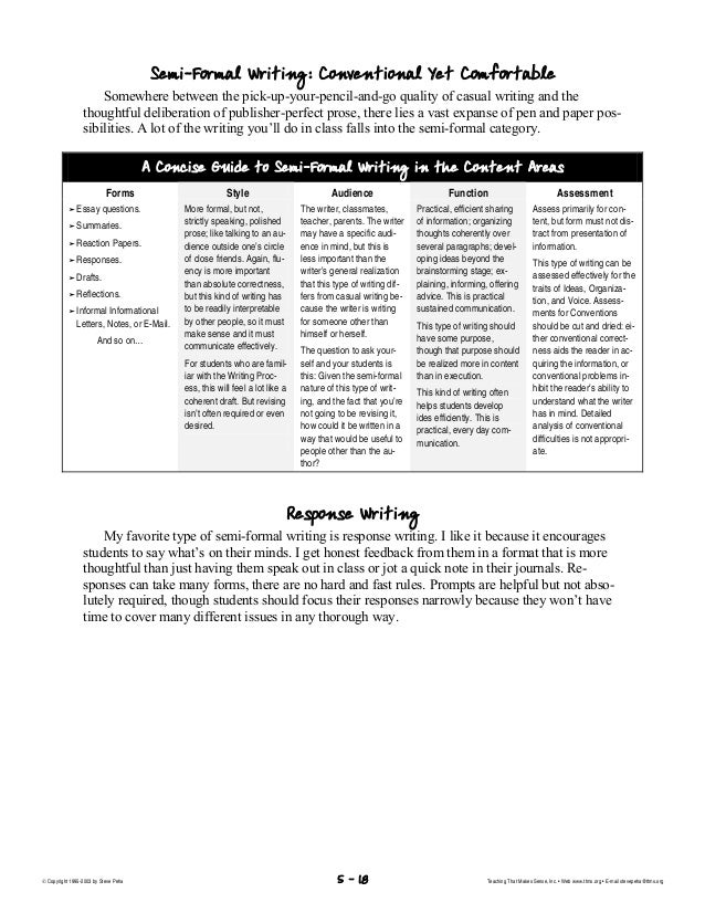 ttms writing across the curriculum high school reading and writing across the curriculum